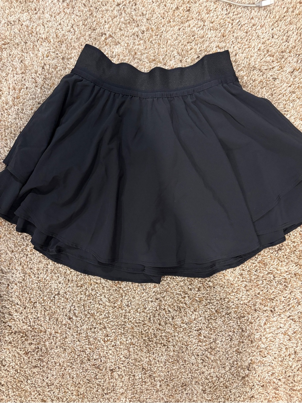 lululemon athletica Black Circle Skater Skirt